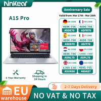 Ninkear A15 PRO Laptop AMD Ryzen™ 5 6600H up to 4.5 GHz 15.6' FHD IPS 32GB DDR5 1TB SSD WIFI6 backlit keyboard Computer