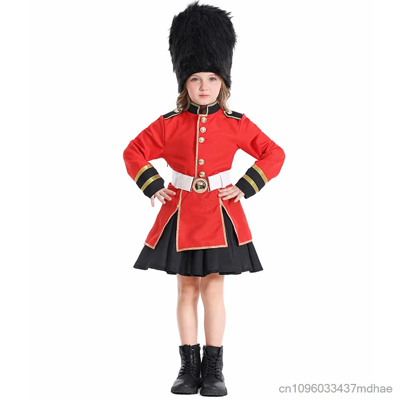 British Style Honor Guard Performance Costumes Queen's Guard Outfit Royal Soldier Uniform for Party Stage Performance Cosplay