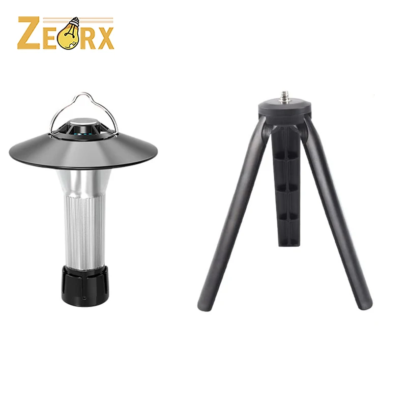 

3 Color Modes LED Flashlight 2200mAh with Power Bank Function and Magnetic Base Hook Tripod Portable for Camping Emergency