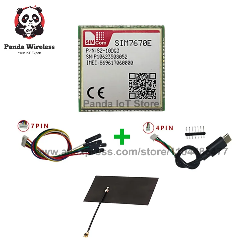 SIMcom SIM7670E SIM7670E-MNGV  CAT1 Core Board B1/B3/B5/B7 Qualcomm chip support Data+GNSS without voice
