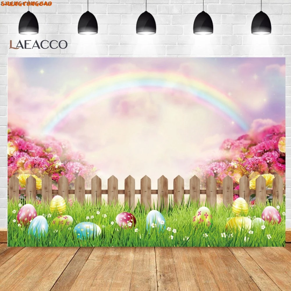 Photo Backdrop Autumn Farm Haystack Flower Easter Eggs Newborn Baby Child Shoot Photography Background Photocall Photo Studio