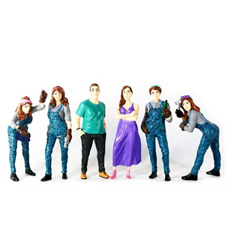 

Масштабная модель 1:18, женский работник по техническому обслуживанию, ремонтник, экшн-фигурка, аксессуар для сцены, дисплей, куклы из смолы, коллекция игрушек, подарки, веер