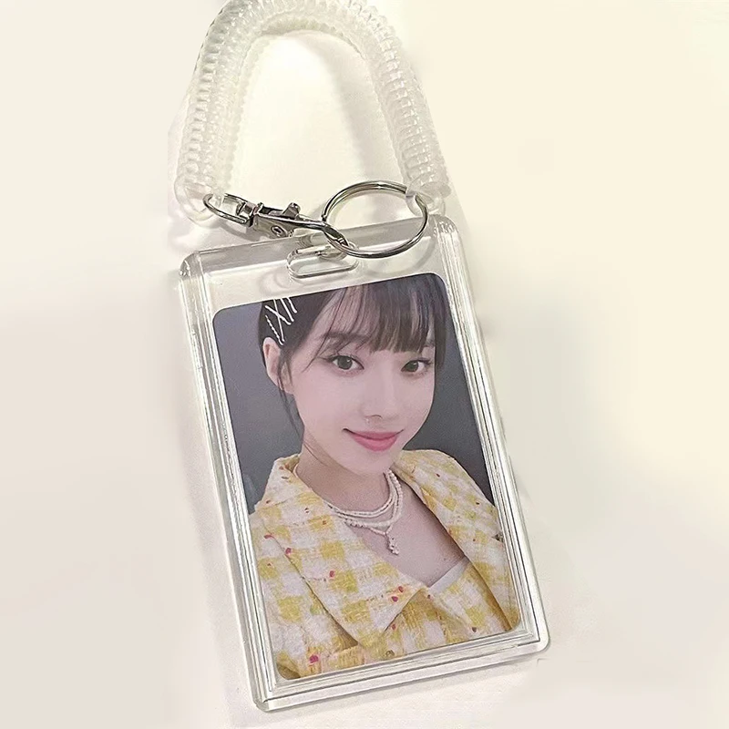 Transparent Card Holder Photocard Idol Photo Sleeves Photo Frame Stationery Photocard Holder Korean Photo Protector