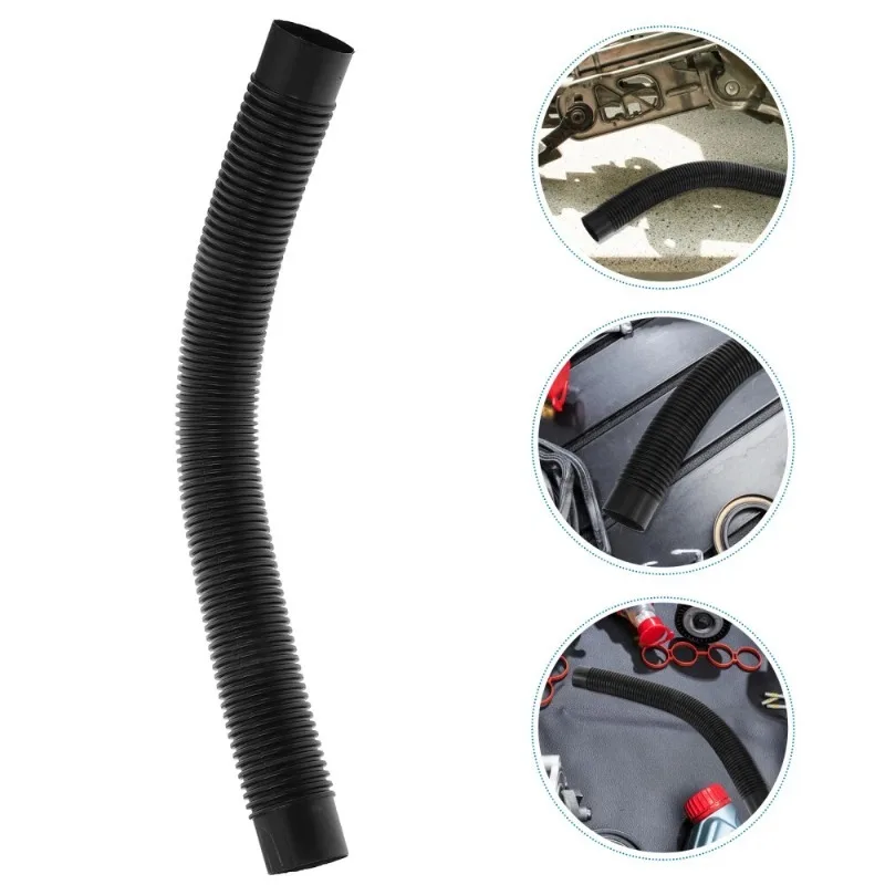 General Black PP Plastic Corrugated Pipe Insulated Tube Cold Heat Resistant Flexible Pipe Vacuum Hose Connector Threaded Hos