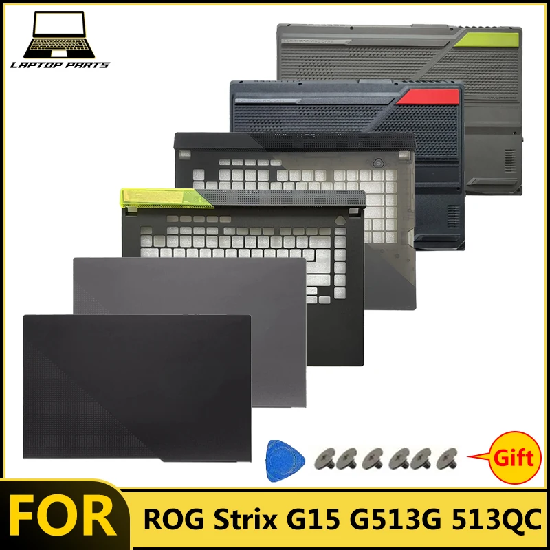NEW For ROG Strix G15 G513G 513QC G513QM G513QY G513Q  G513RM G513RS Laptop LCD Back Cover/Upper Palmrest/Bottom Case
