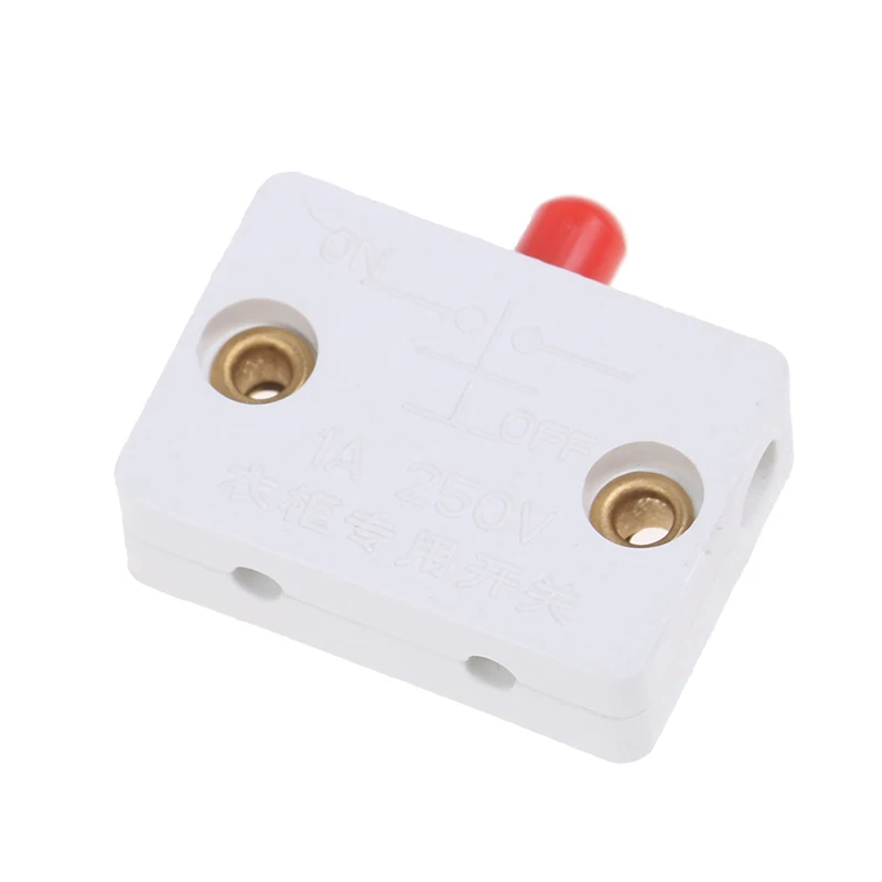 202A Self-resetting / Normally Closed Switch Wardrobe Door Cupboard Doors Sliding Universal 1A250V 2A250V