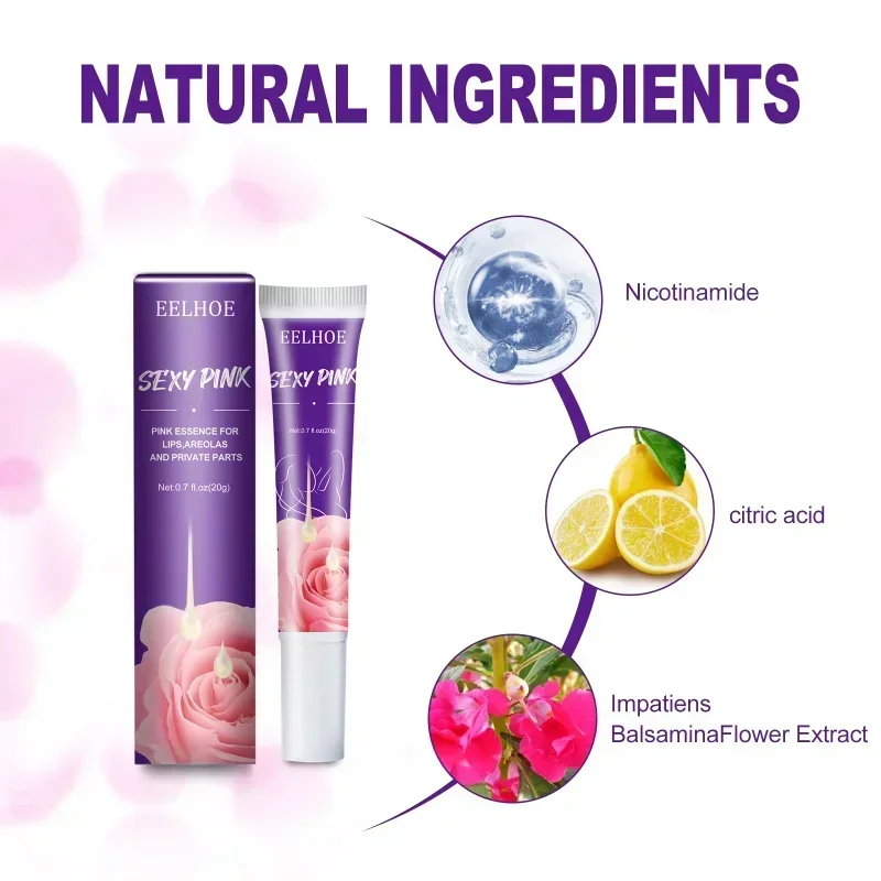 Body Brightening Cream Intimate Area Pink Essence Underarm Knee Butt Dullness Brighten Improve Lip Moisturizer Facial Skin Care