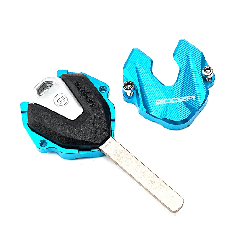 ل CFMOTO 500SR VOOM SR500 500-SR VOOM 2024-2026 + اكسسوارات دراجة نارية CNC المفاتيح حالة قذيفة وسلسلة المفاتيح حلقة رئيسية #6