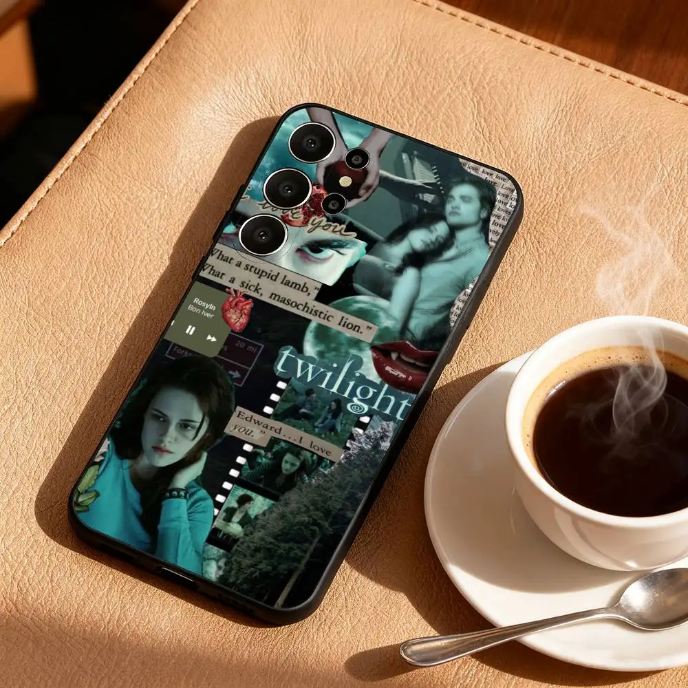 T-Twilight Series Phone Case For Samsung S26,S25,24,23,22,30,21,10,9,Ultra,Plus,Lite,FE Soft Black Case view 5