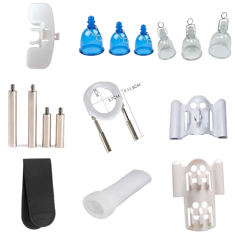 Accessories Penis Pump Sex Toys Men Sleeve Belt Vacuum Cup Replacement For Dick Extender Enlarger Stretcher Enhancer Big Trainer