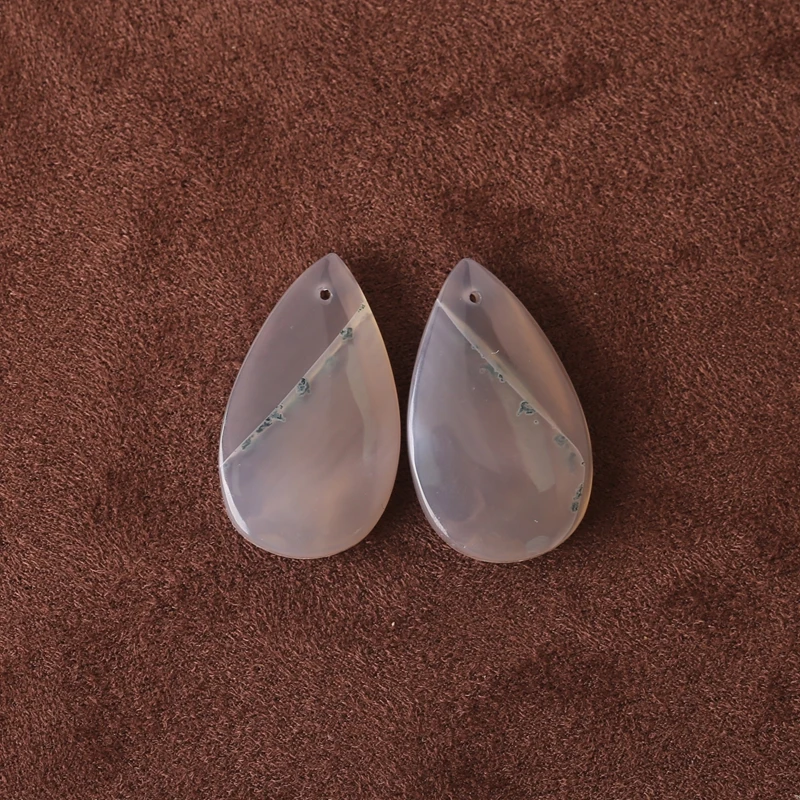 

Серьги из натурального камня с агатом, бусины 29x17x5 мм, 8,5 г, модные украшения, аксессуары из драгоценных камней «сделай сам» для женщин