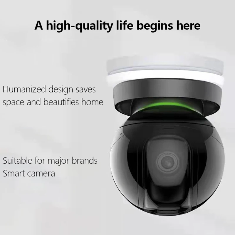 1Set Camera Bracket Nail Free Wall Mount Camera Surveillance Holder w/Glue Base Screw