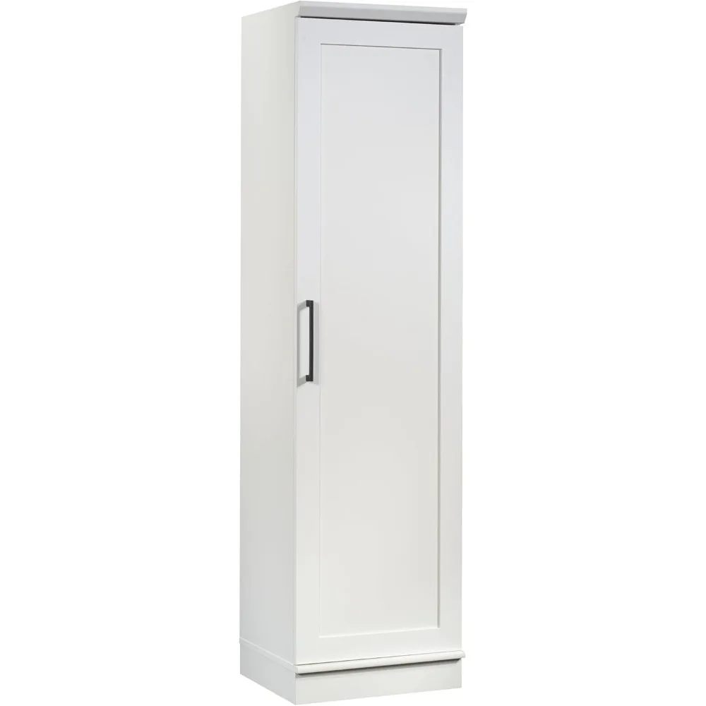 

Homeplus Narrow Pantry Storage Cabinet Slim Single Door With Adjustable Shelves, Kitchen Laundry Bathroom Storage Cabinet, In S