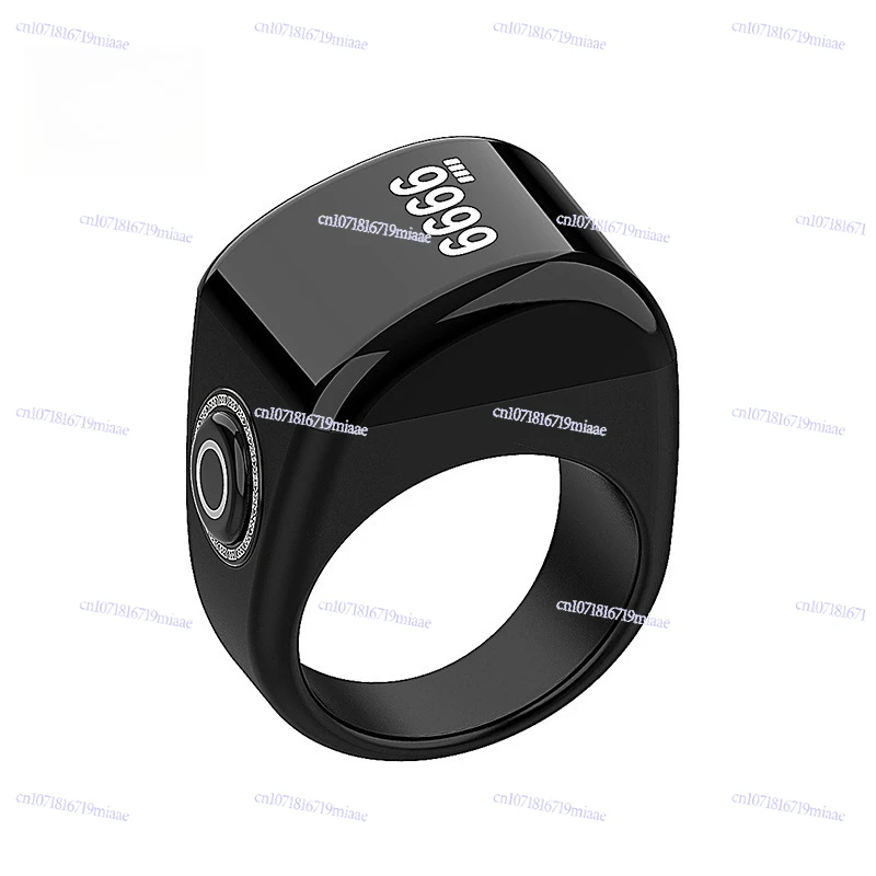 Smart Ring, Wireless Bluetooth Finger Ring with Data Counter, Time Reminder Wearable Daily Accessory
