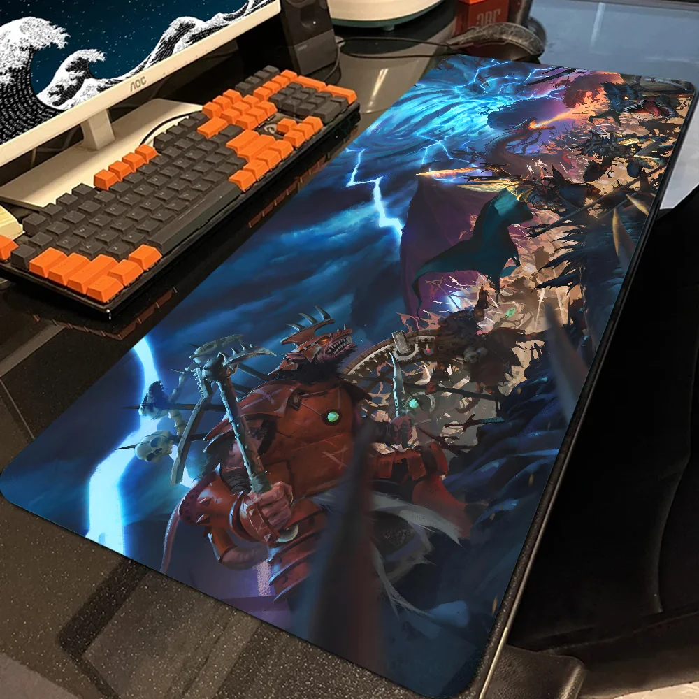 W-Warhammer Game Mousepad Large Gaming Mouse Pad LockEdge Thickened Computer Keyboard Table Desk Mat