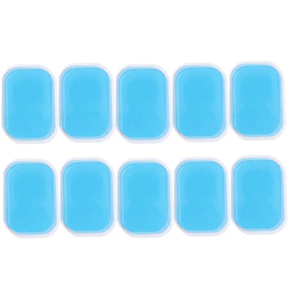 10Pcs Hydrogel Fitness Gel Pads Electrode Stickers Trainer Gel Patch EMS Trainer Gel ABS Trainer Hip Exerciser