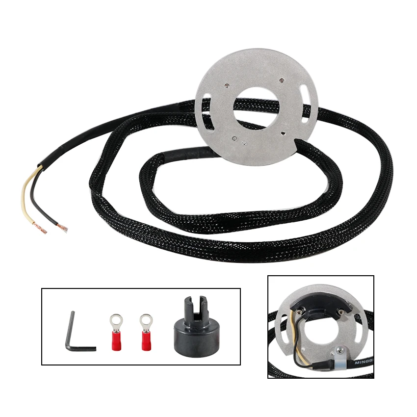 Motorrad-Stator-Pickup-Pulser-Spule für Harley Davidson Bad Boy FXSTSB, Disc Glide FXRDG, Fat Bob FXEF, Road Glide FLTR, XR750 – Detail 3