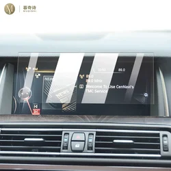 MUQSHI LCD screen Anti fingerprint glare 9H tempered glass Car navigation screen protector film For BMW Series5 F10 F11 11-2017