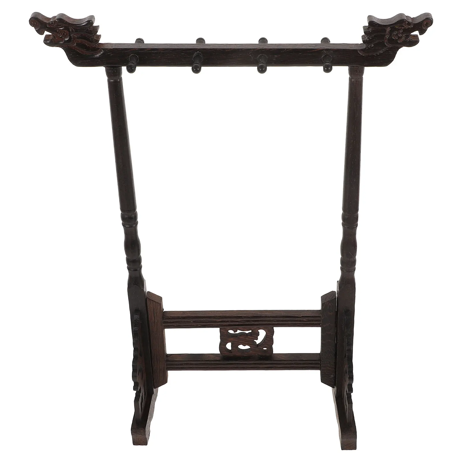 Pen Rack Calligraphy Stand Brush Storage Wooden Japanese Chinese Multi-purpose Holder Redwood Plastic Desk School Office