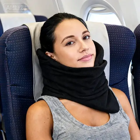 2025 New Portable U Shape Travel Neck Pillow for Car Airplane Office Sleeping Neck Support Pillow Comfortable Head Rest Cushion
