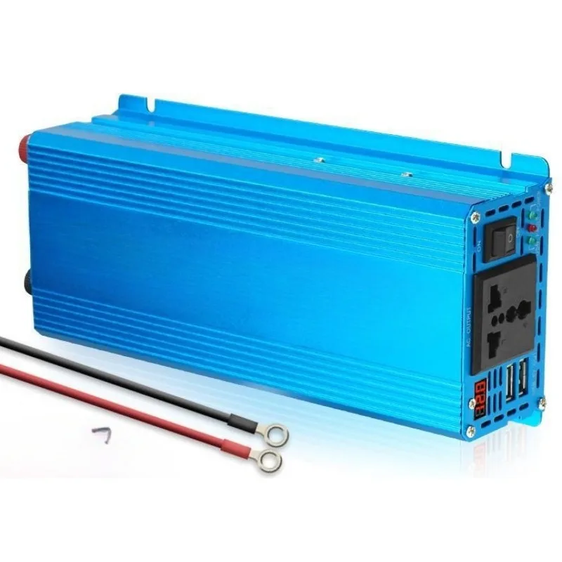 1000W 2600W Pure Sine Wave Inverter 12V To 110V 240V DC AC Power Converter For Car And Home Use