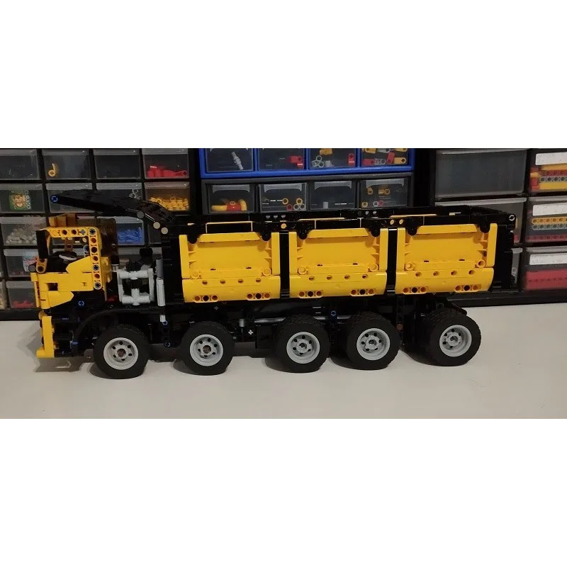 MOC-168584 جديد كلاسيكي شاحنة نقل البضائع بنة نموذج 1140 قطعة ، الأولاد الأطفال عيد ميلاد بناء الالعاب العملاقة هدية