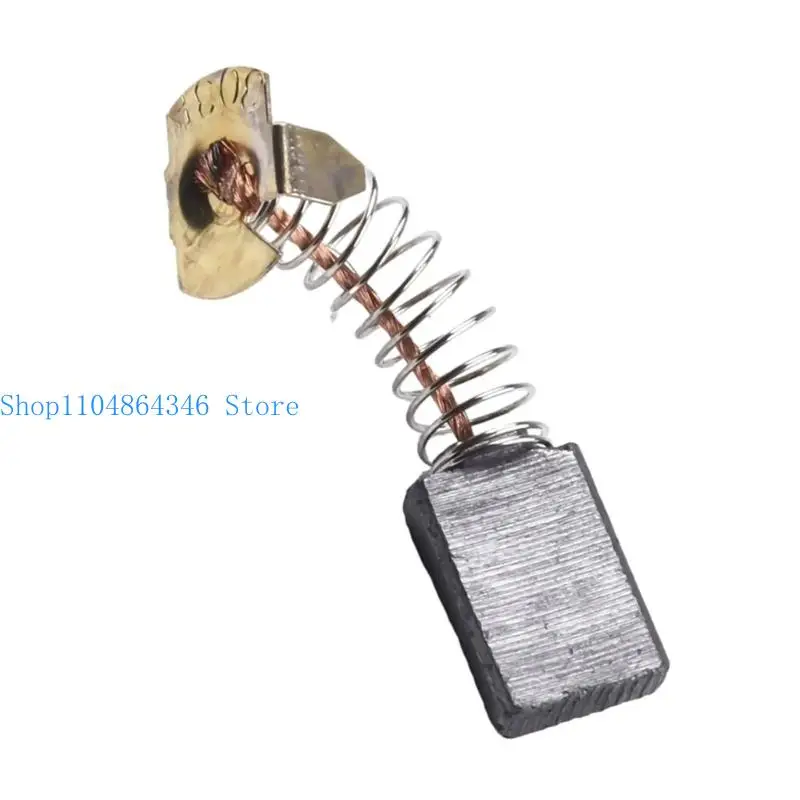 652F 60pcs Electric Motor Brush Replacement Set 10 Sizes Mixed Copper Alloyed Brushes for Electrical Equipment Restoration