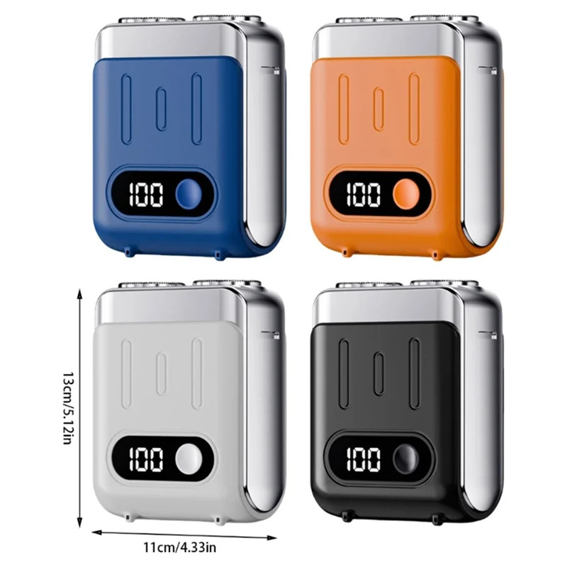 A16Z Tragbare Elektrische Rasierer Reise Trimmer Mit Digital Display Elektrische Bart Rasierer Rasieren Werkzeug Reise Rasierer