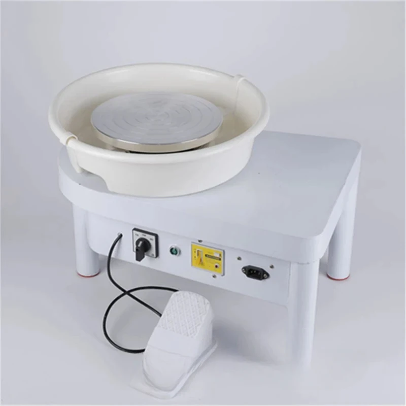 for25cm 350W Electric Pottery Wheel Shapes Ceramic Machine Household Children Ceramic Drawing Machine With Tray Foot Pedal