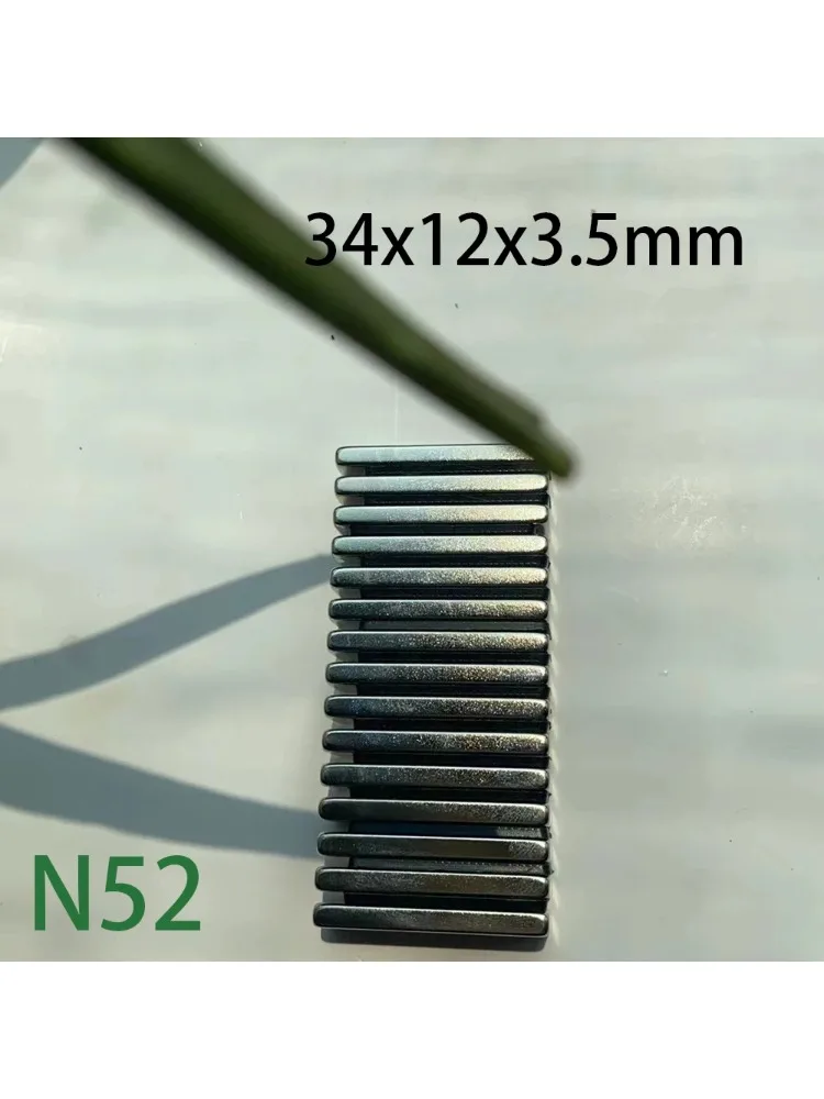 AliExpress NONE N52 20x6x2 20X10X1 20X10X2 30X10X1 34x12x3.5 20X5X2 Neodymium Strong Square Strong Ebike Scooter Magnets Square Motor billbaord