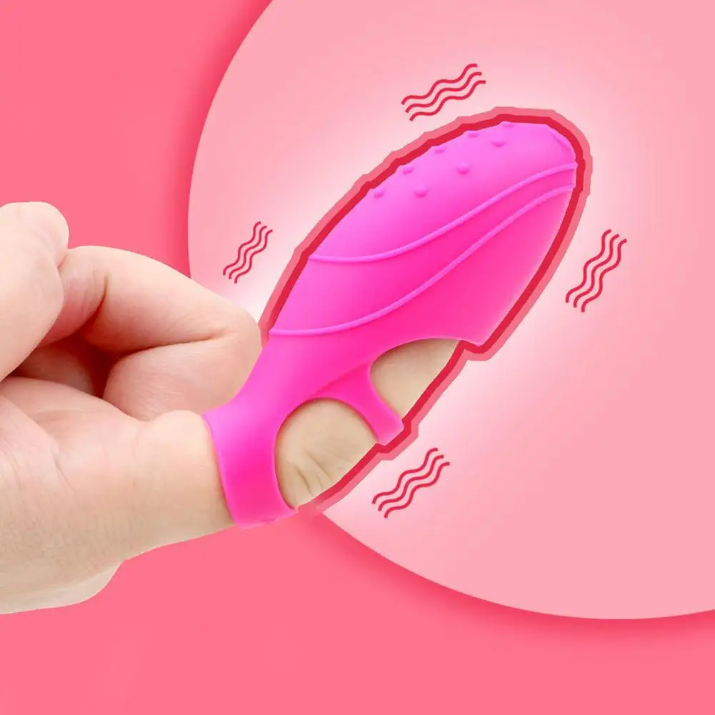 Vibradores de dedo estimulador del punto G del clítoris vibrador de bala de dedo masturbador femenino producto para adultos juguetes sexuales para mujer lesbiana