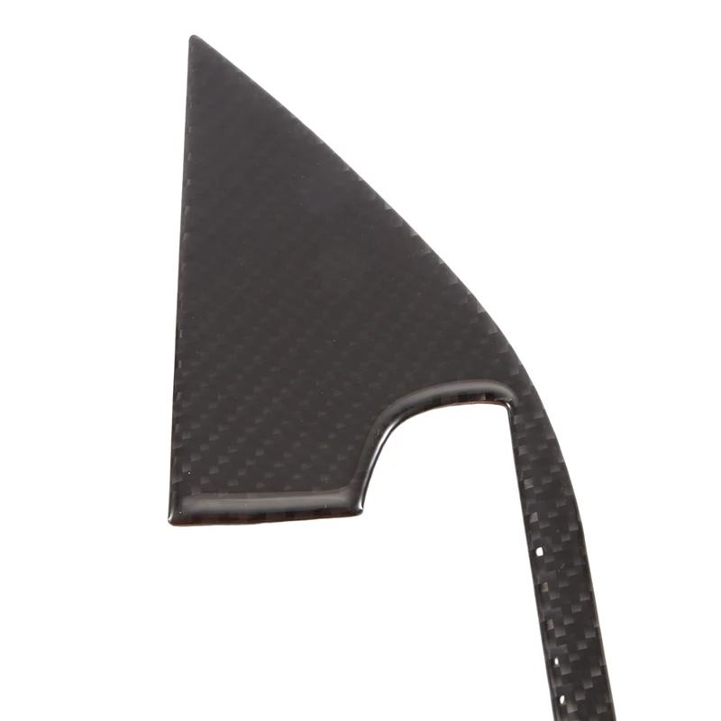 1 PCS Car Left-Hand Drive 10.25 Inches Display Frame Sticker Carbon Fiber Pattern Automotive Supplies For Kia Stinger 2019-23 image 4