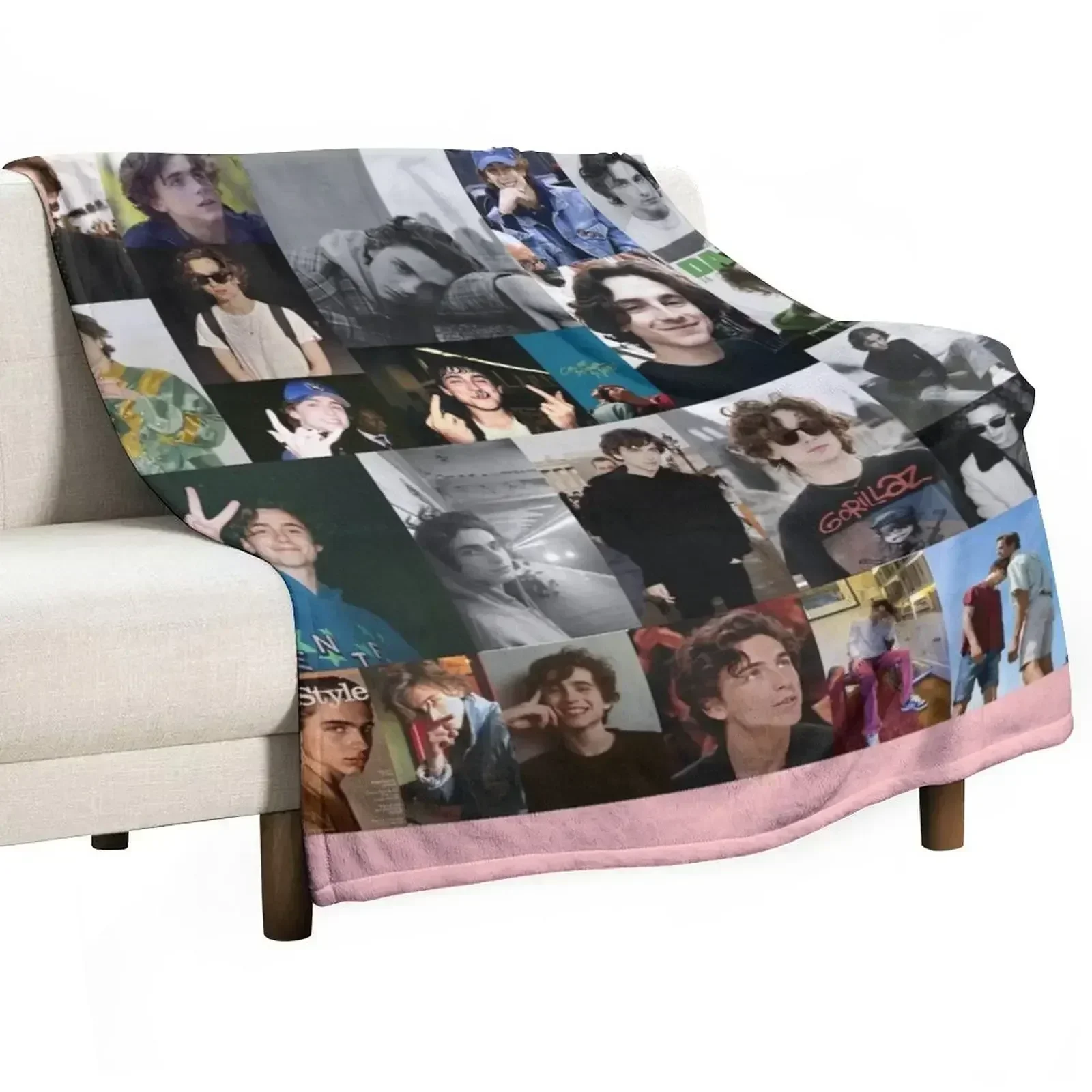 

Timothée Chalamet Blanket Throw Blanket manga Soft Custom Furry Blankets