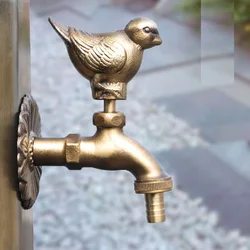 Sparrow Bird Faucet for Garden Animal Tap