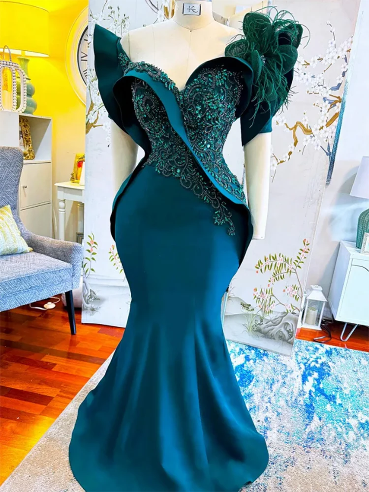 Elegant  Green Prom  Sweetheart  Dresses for Women Prom dress Mermaid Evening Dresses  Party Gowns