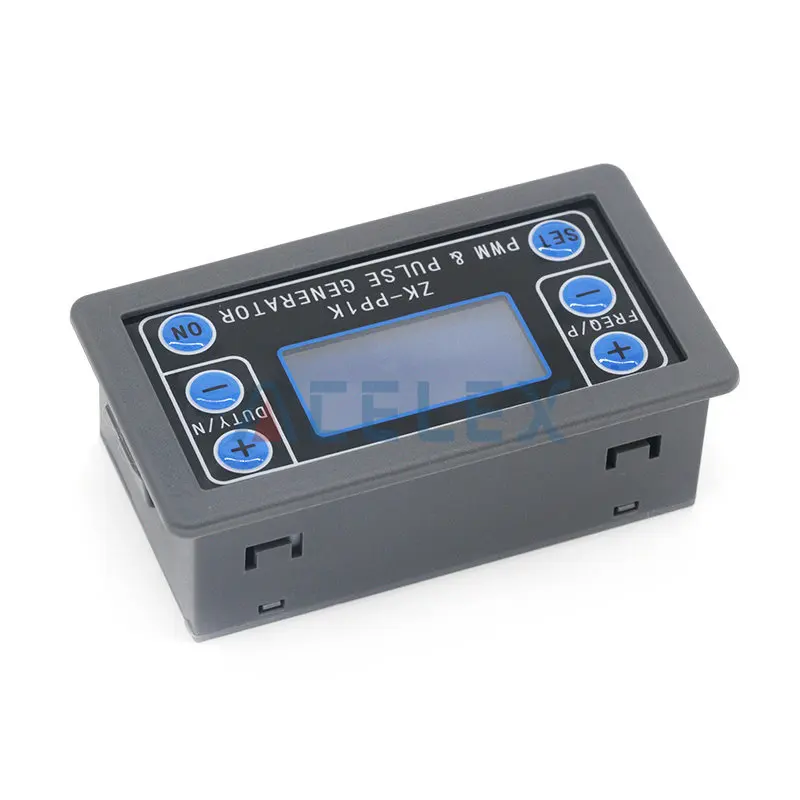 ZK-PP1K Dual Mode LCD PWM Signal Generator 1-Channel 1Hz-150KHz PWM Pulse Frequency Duty Cycle Adjustable Square Wave Generator