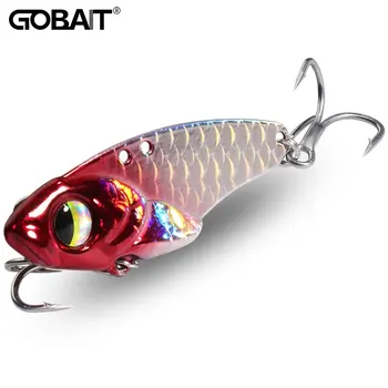 Goabatit vib metal gabarito isca 7g 10g 17g 20g colher giratória equipamento de pesca popper anzol swimbait pesca spinnerbait isca