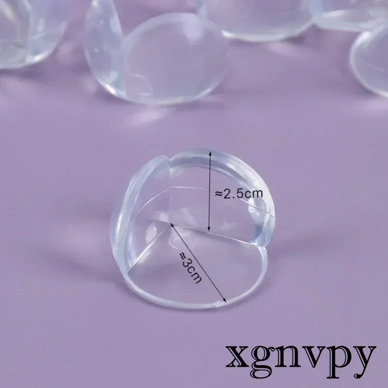 Xgnvpy  Baby Safety Silicone Protector Table Corner Edge Protection Cover Transparent Spherical Anti Collision Edge Guards