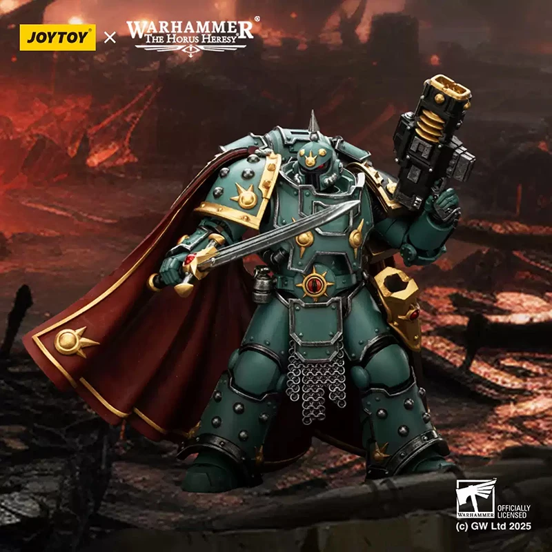 In Stock JOYTOY 1/18 Warhammer The Horus Heresy Sons of Horus Legion Champion Action Figure Sci-Fi Collectible Model Toy Gift