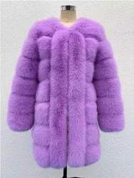 ZADORIN Inverno Nuovo Lungo Peloso Cappotto di Pelliccia Sintetica Giubbotti Delle Donne di Spessore Caldo Soffice Giacca di Pelliccia Sintetica Causale Del Partito Cappotto streetwear