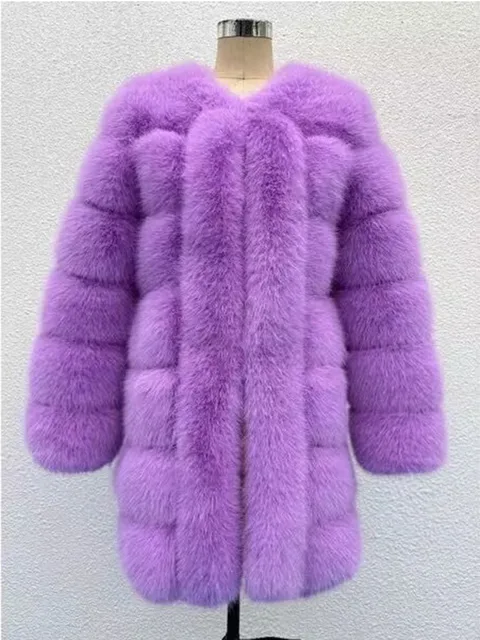 ZADORIN Zimowe Nowe Długie Futrzane Kurtki ze Sztucznego Futra Damskie Grube Ciepłe Puszyste Kurtki ze Sztucznego Futra Codzienne Płaszcze na Imprezę Streetwear