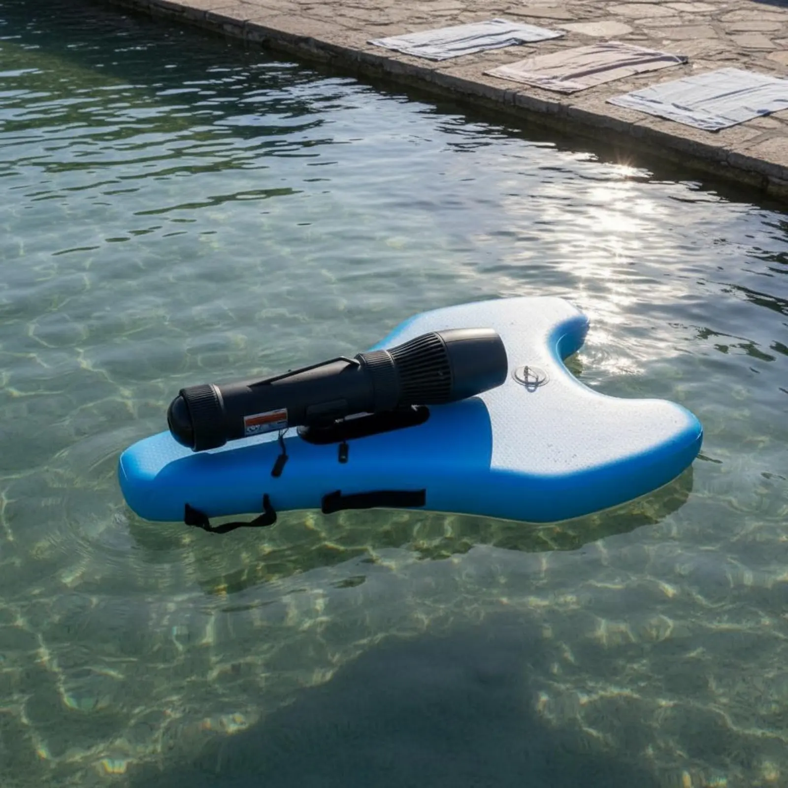 

Propulsion Buoyant Board Inflatable Design Underwater Propeller Board Electric Aquatic Board Positive Buoyancy for Adults, Beach