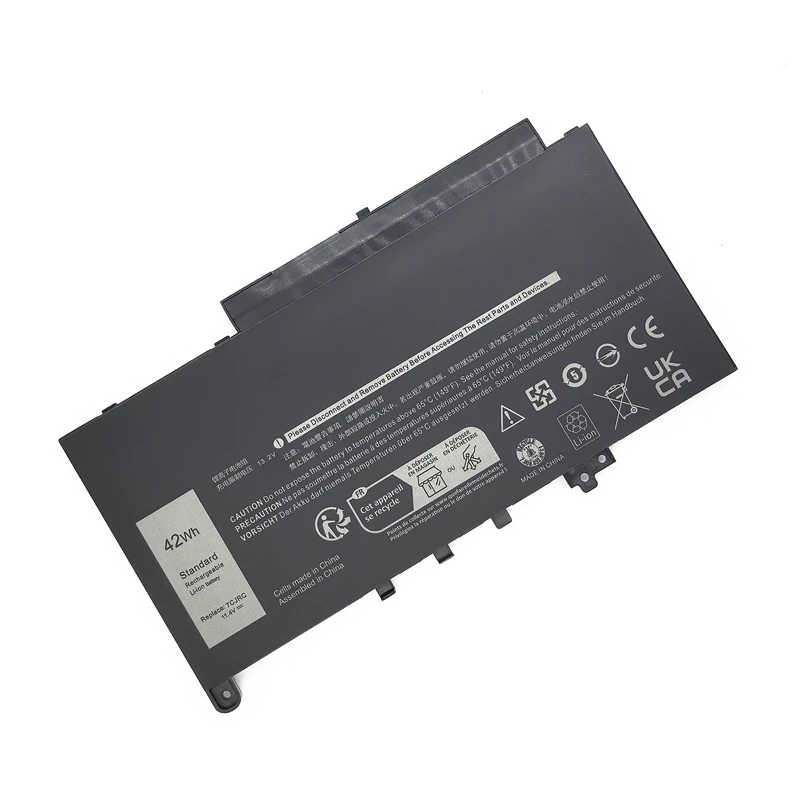 New 11.4V 42Wh 7CJRC 21X15 F1KTM Laptop Battery For Dell Latitude E7470 E7270 12 E7470/E7270 Series