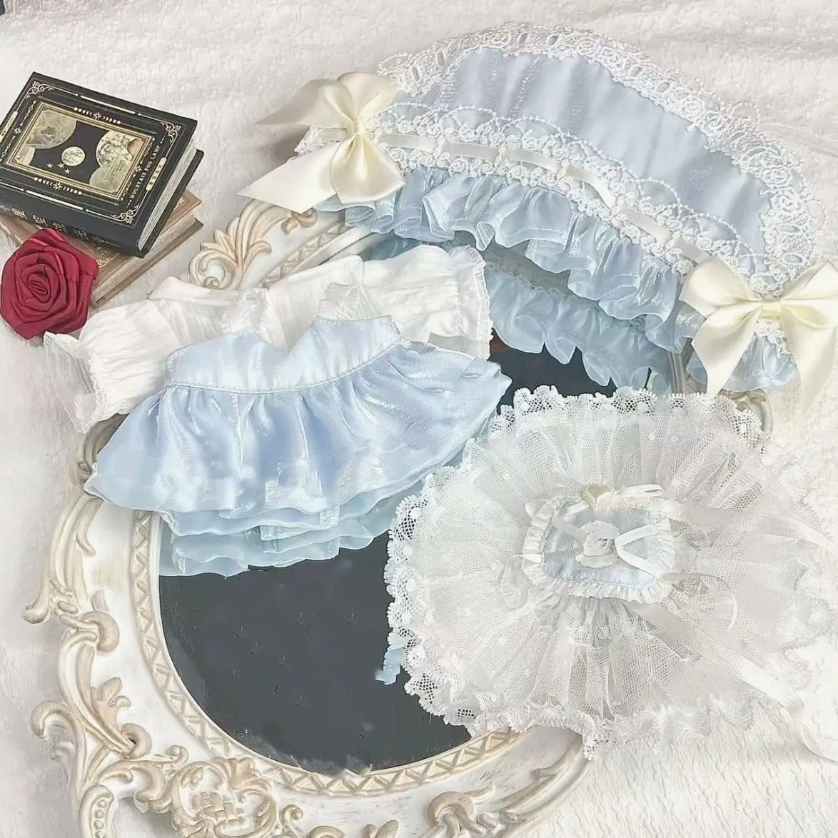20cm cotton doll dress, ballet-style princess dress series, custom-made by hand. Detailed works include inner and outer garments view 2