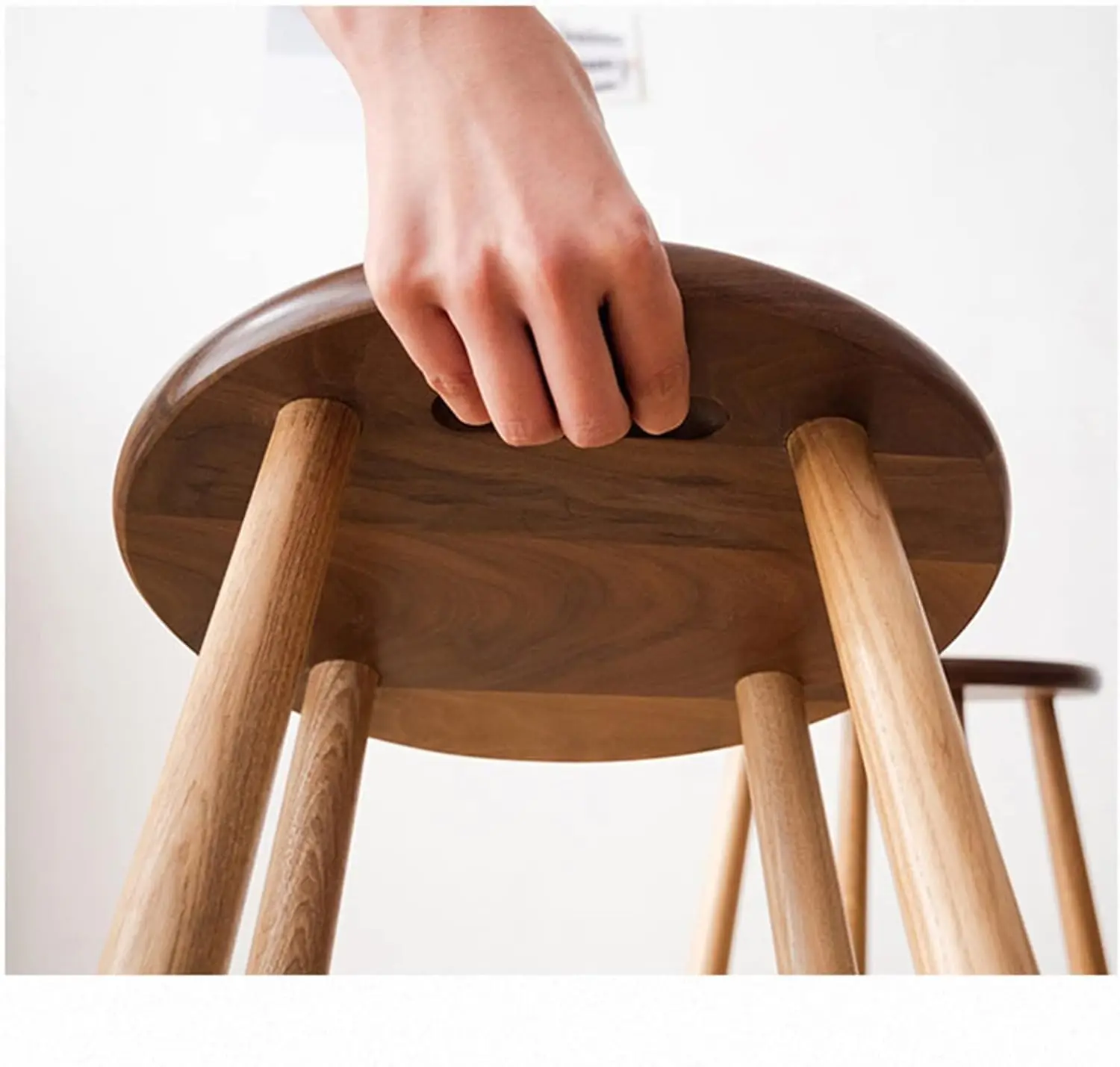 Cadeiras de Bar Redondo para Home Decor, Bar Stool, Bar Stool, Recepção, Restaurante, Cozinha, Café, Moderno