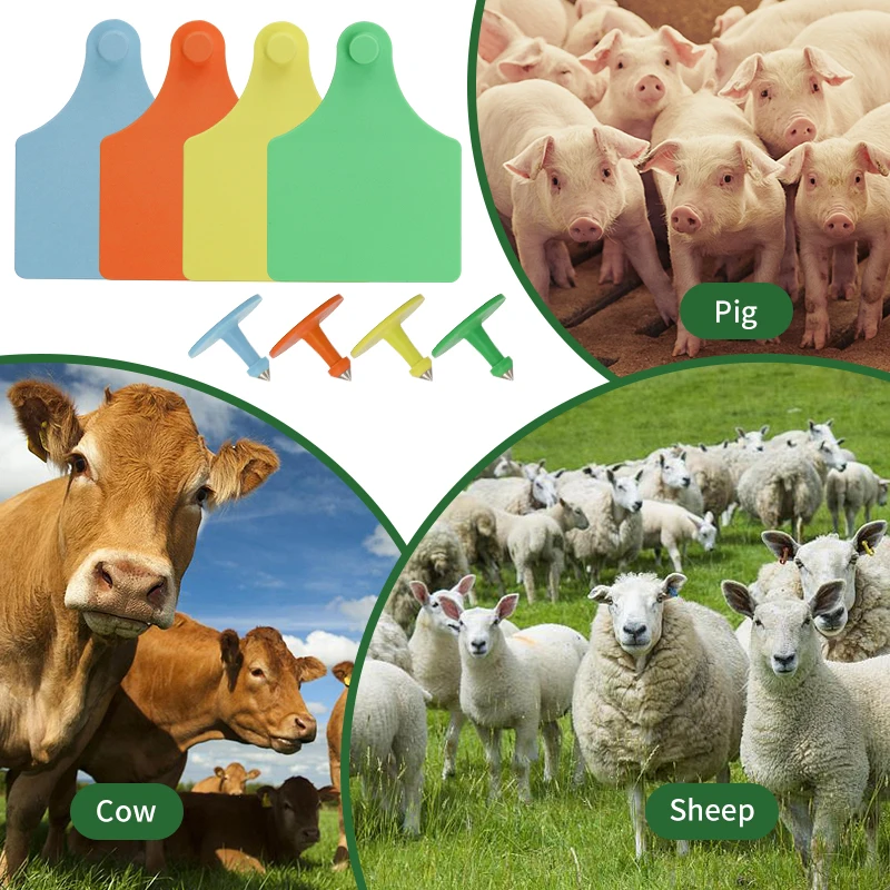 牛用大型耳標、TPU素材、改ざん防止耳標