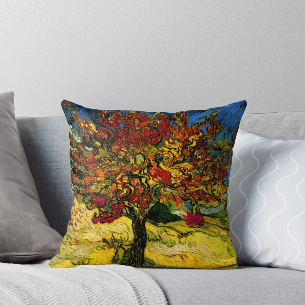 

Van Gogh Mulberry Tree Print Throw Pillow Custom Cushion Photo Cushions Cover Couch Cushions Luxury Sofa Cushions pillow