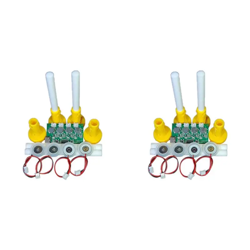 2X Four-Spray Humidifier Module Humidifier Control Board Atomizer Driver Board Four-Spray Humidifier Module,Set D-A54Q
