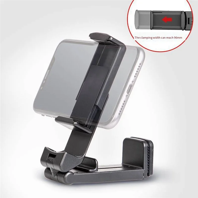 -FDDT 2Pcs Travel Mobile Phone Holder Folding Telescopic Phone Holder 360 Rotation Multifunctional