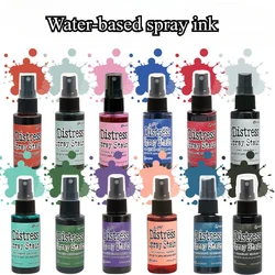 57ml/ Bottle of Water-based Spray Ink DIY Envelope/ Birthday Greeting Card/ Handmade Ledger Book Decoration Inkjet Pigments